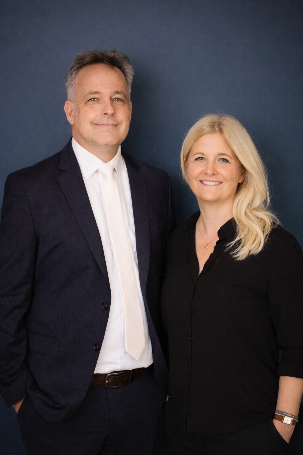 Rechtsanwälte Andreas Wieser und Stephanie Linten gemeinsam auf einem Foto